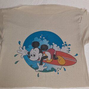 Mickey Mouse Vintage Disney Surfing Shirt- Large